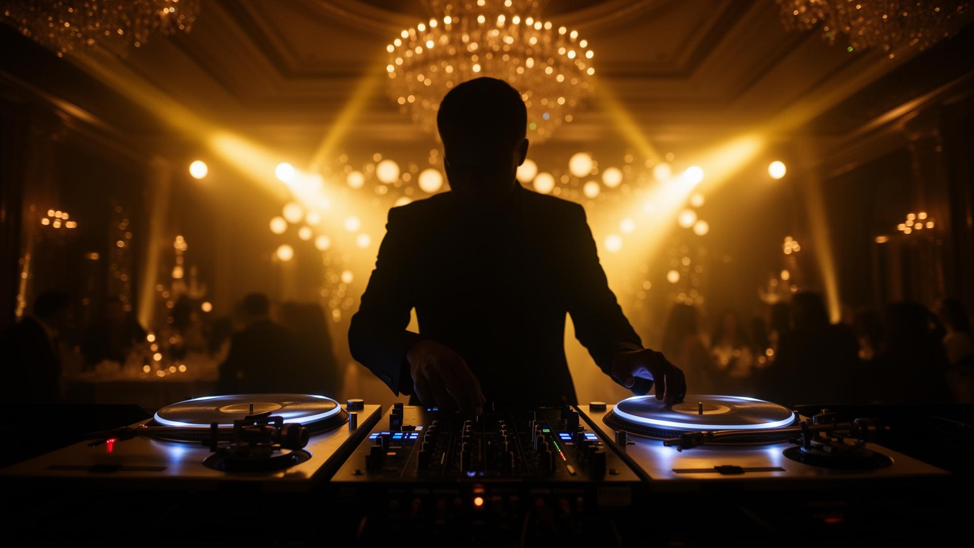 DJAY performing at an elegant event